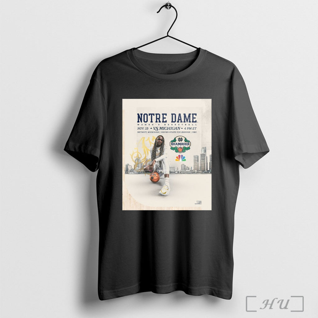 Officials Notre Dame Vs Michigan 2025 Shamrock Classic Womens Basketball November 15 2025 Wayne State