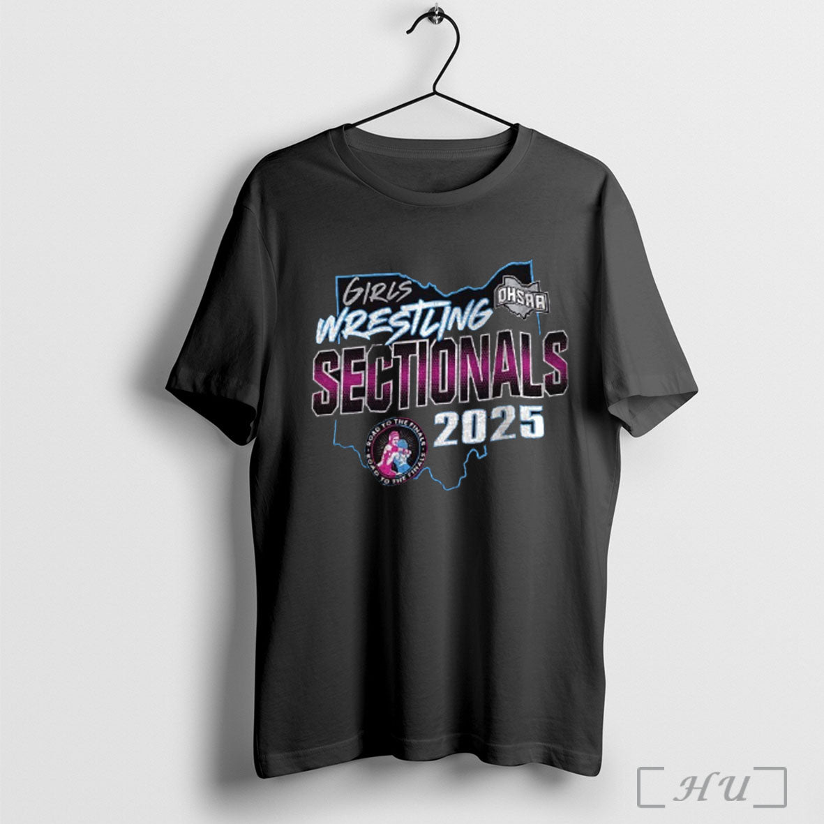 Officials Ohsaa Girls Wrestling Sectionals Road To The Finals 2025 T Shirt
