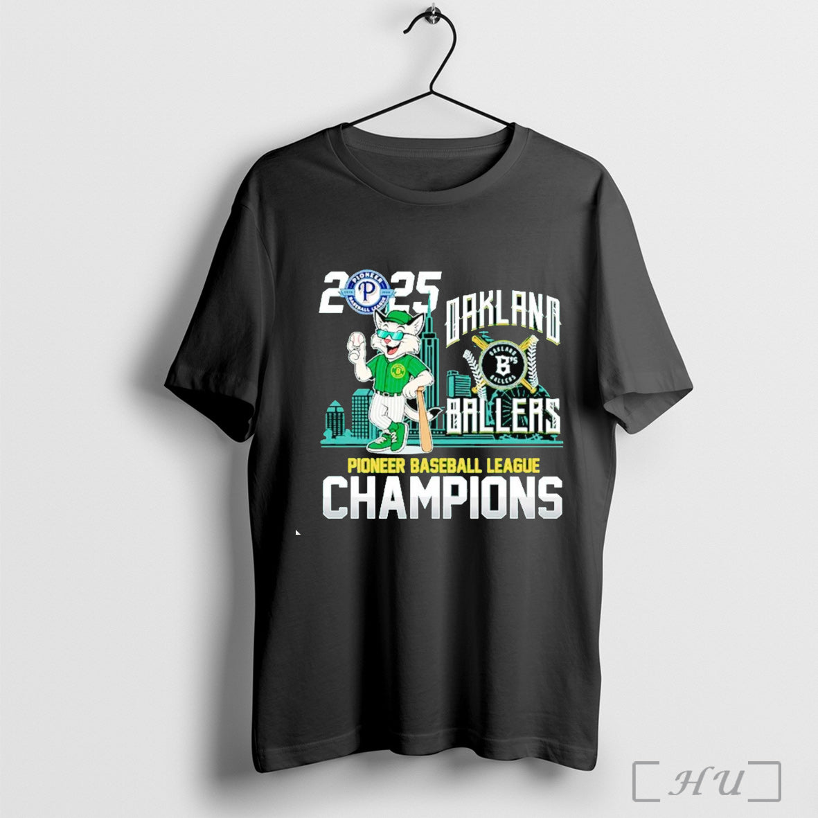 Officials Oakland Ballers 2025 Pbl Champions Players T Shirt