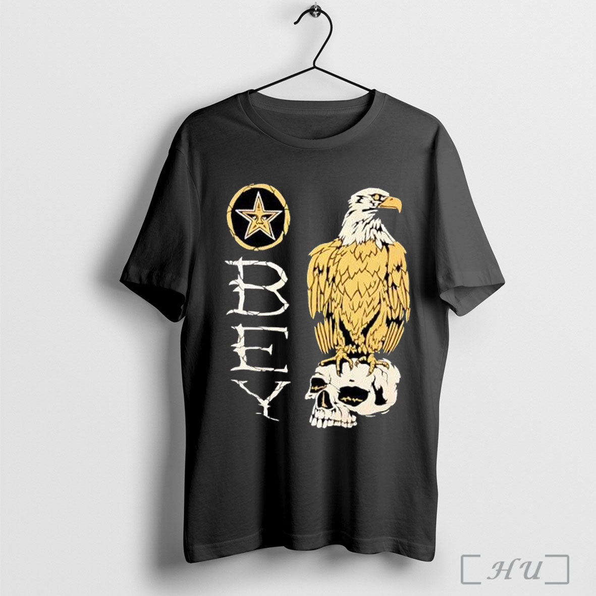 Officials Obey American Dissent Established 1989 Eagle Skull T Shirt