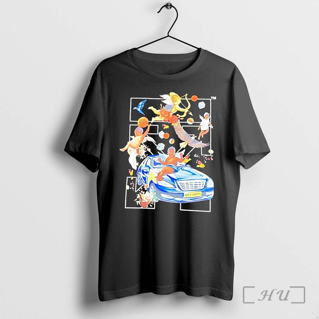 Officials Off White Cherubs Car Eagle Basketball Black