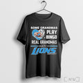 Officials Ofifcial Some Grandmas Play Bingo Real Grandmas Watch Detroit Lions Diamond Heart
