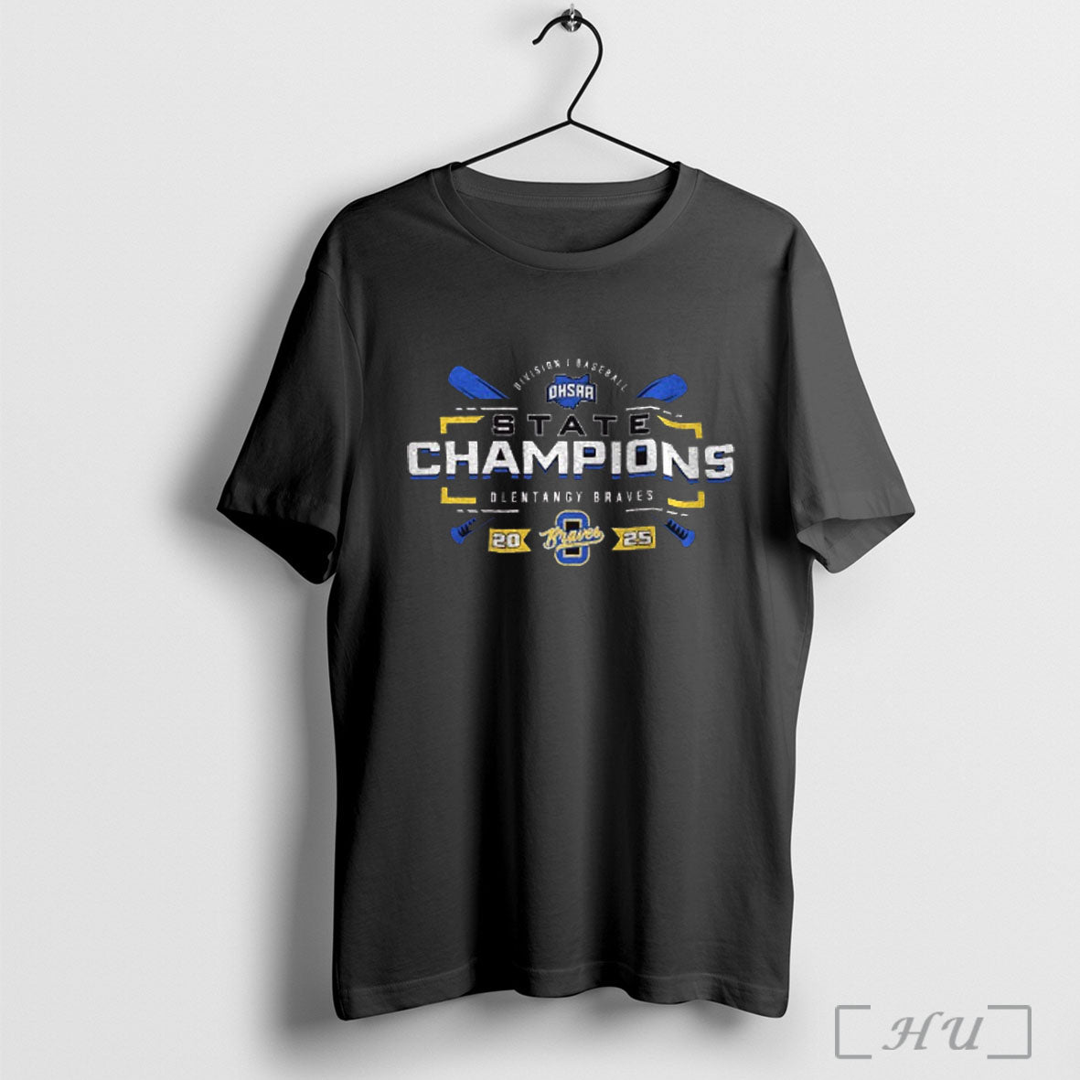 Officials Olentangy Braves 2025 Ohsaa Baseball D1 State Champions T Shirt