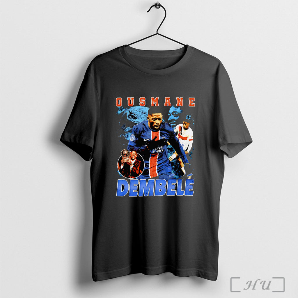 Officials Ousmane Dembele Ballon Dor Winner Retro T Shirt