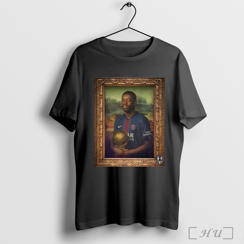 Officials Ousmane Dembele Wins The Ballon Dor Mona Lisa Style Unisex T Shirt