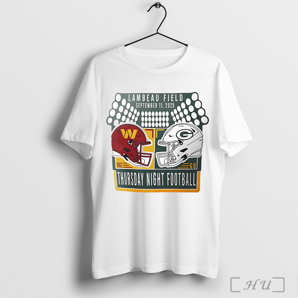 Officials Packers Vs Commanders 9 11 Match Up T Shirt