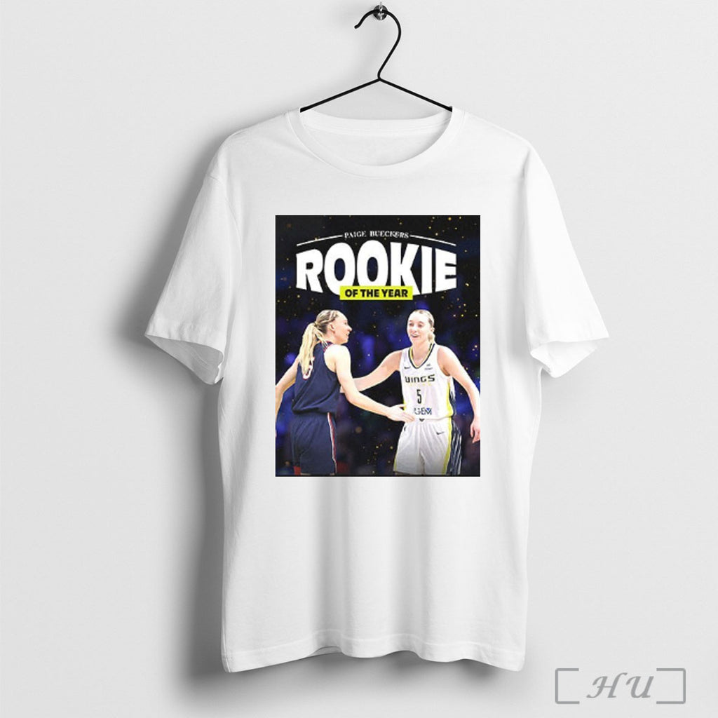 Officials Paige Bueckers The 2025 Rookie Of The Year T Shirt