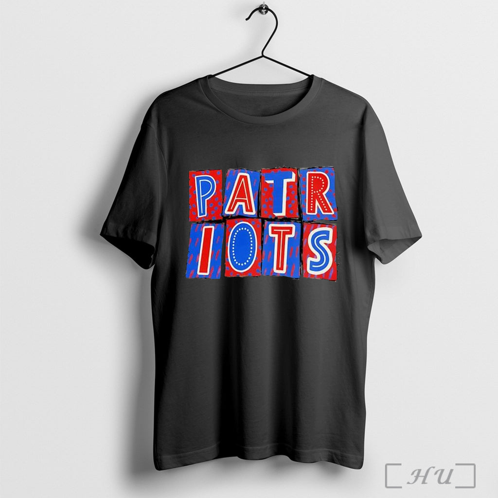 Officials Patriots Text Design T Shirt