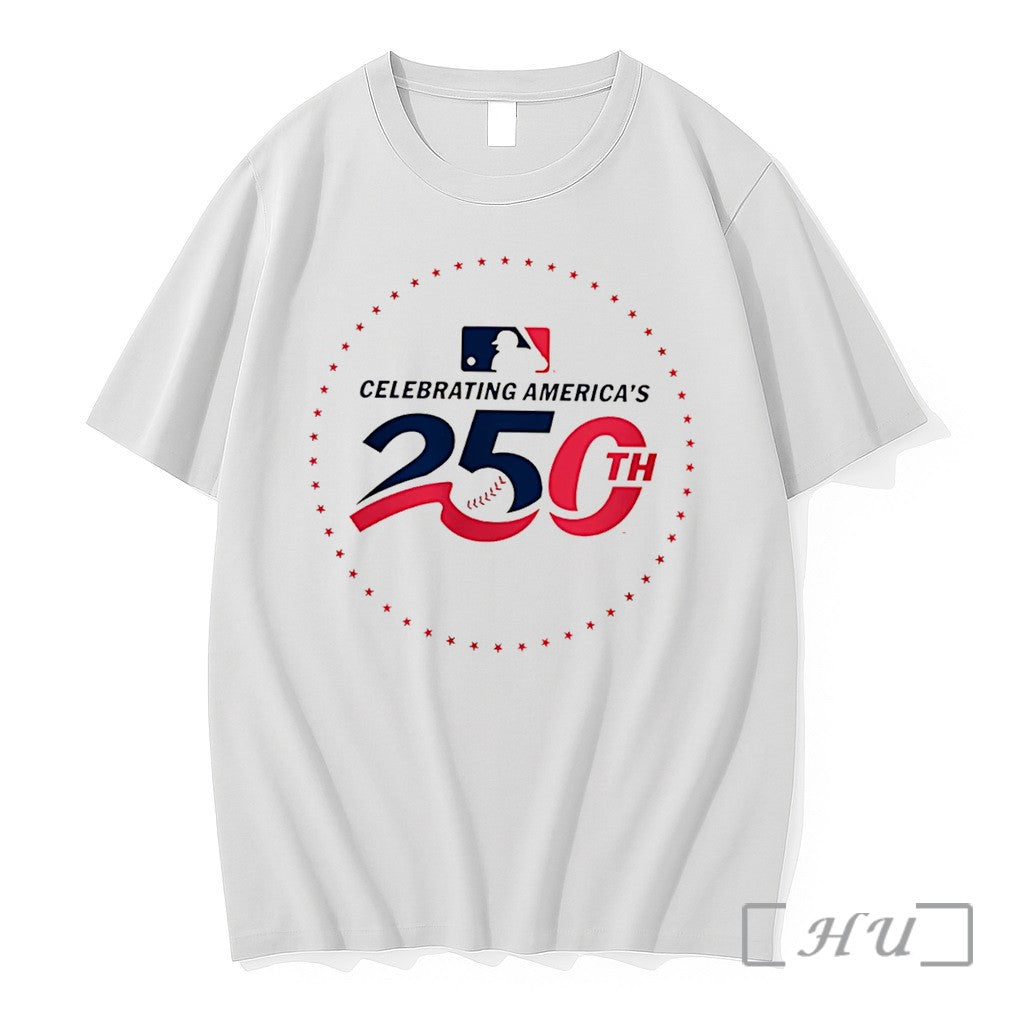 Officials Philadelphia Phillies Celebrating Americas 250th Logo Tee