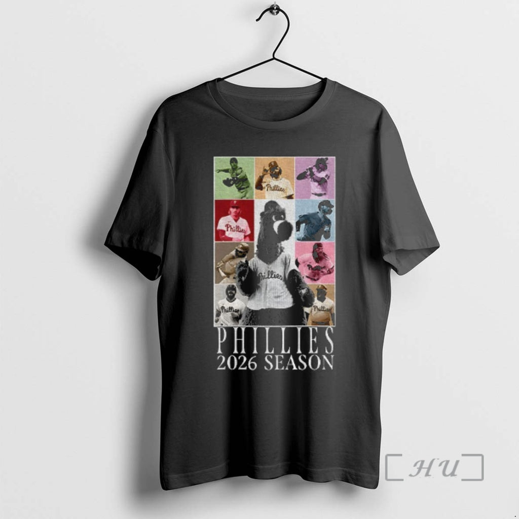 Officials Phillie Phanatic Philadelphia Phillies Basketball Players Phillies Eras Tour 2026 Premium T Shirts Sweater
