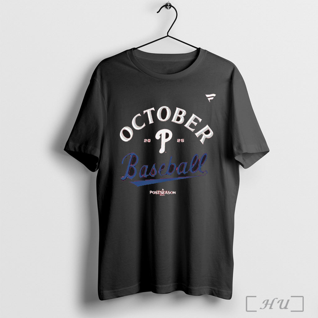 Officials Phillies October Baseball Postseason T Shirt