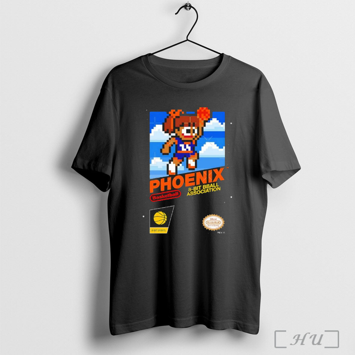 Officials Phoenix Mercury Basketball 8 Bit T Shirt