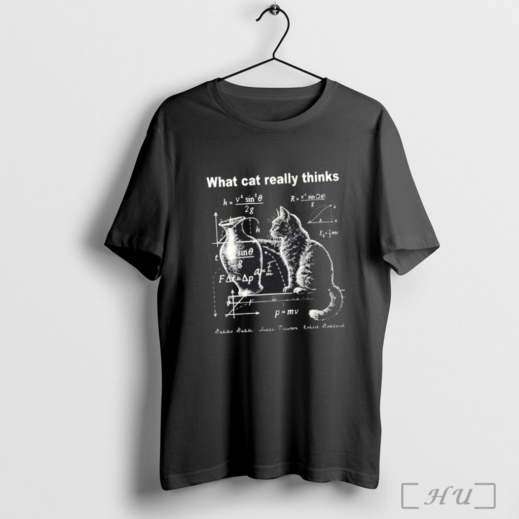 Officials Physics What Cats Really Thinks T Shirt