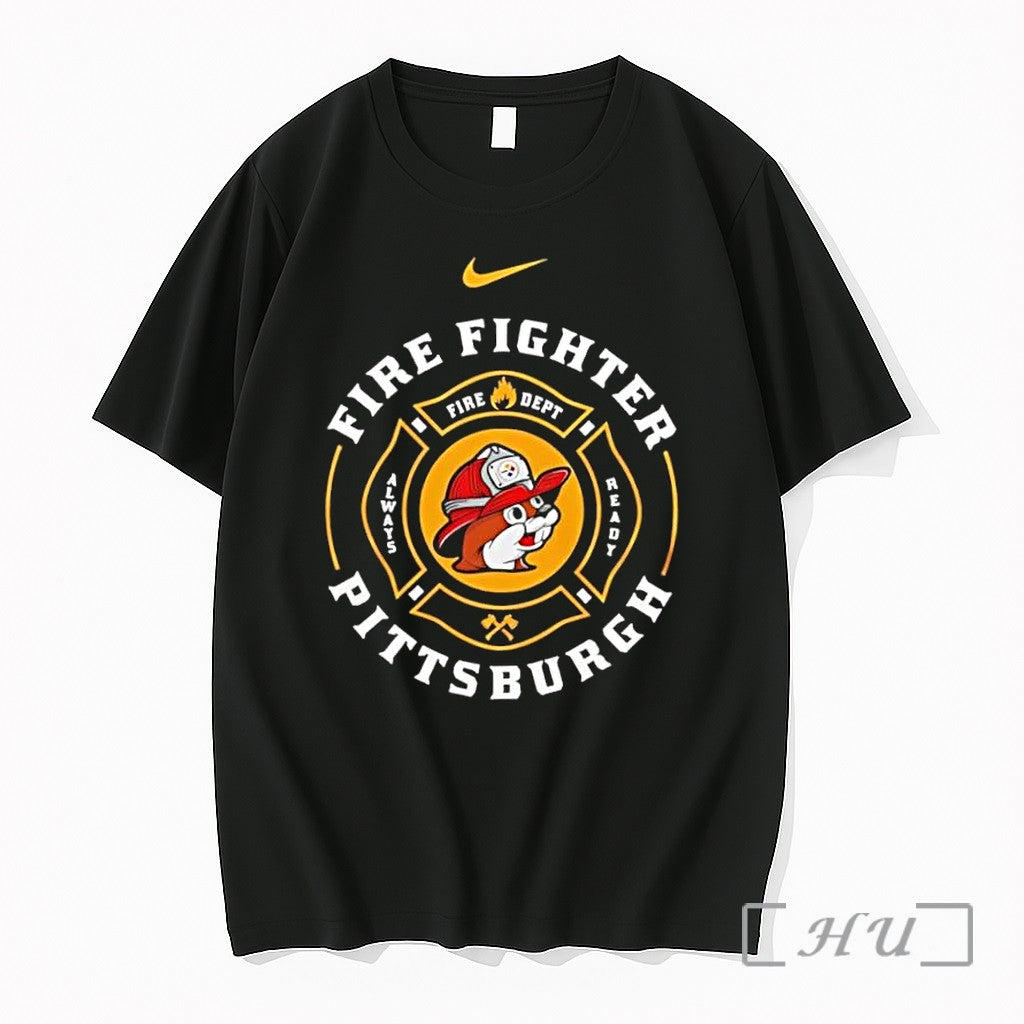 Officials Pittsburgh Firefighter Buc Ees Steelers Maltese Cross
