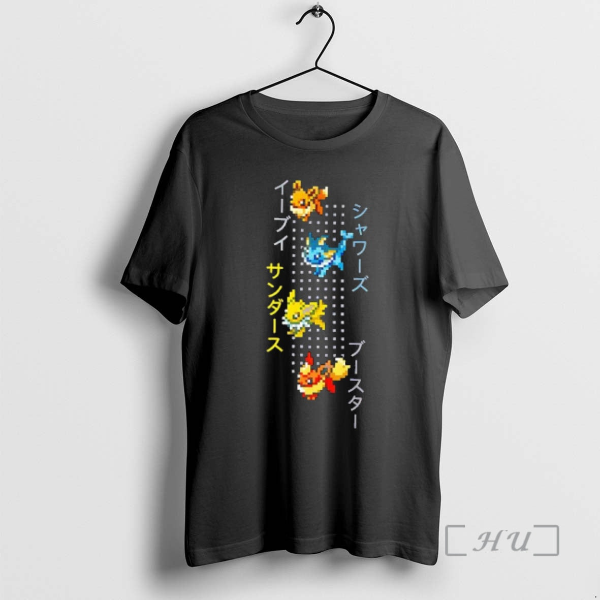 Officials Pokemon Eevee Vaporeon Jolteon Flareon Anime Pixel Art