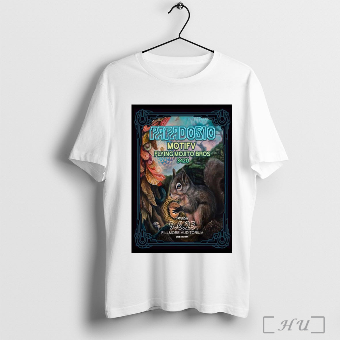 Officials Poster Papadosio The Fillmore Auditorium In Denver Co September 6 2025 T Shirt