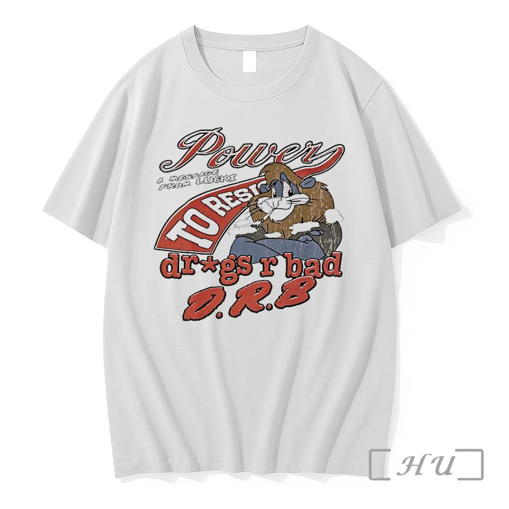 Officials Power A Message From Lucki Reset To Drgs R Bad Drb Premium T Shirts