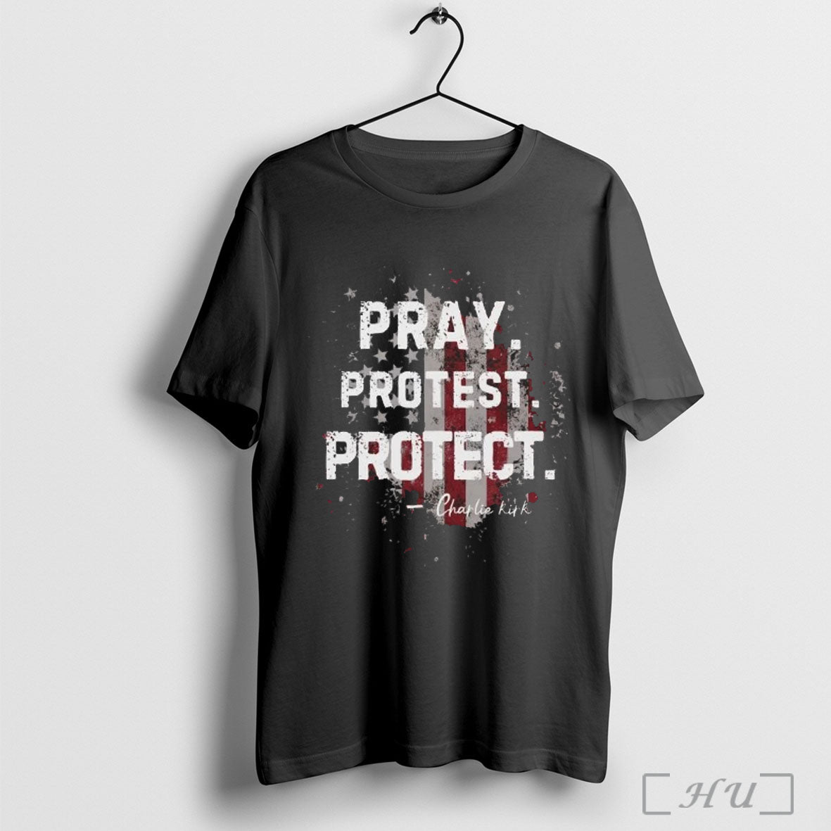 Officials Pray Protest Protect Stand With Charlie Kirk 2025 T Shirt