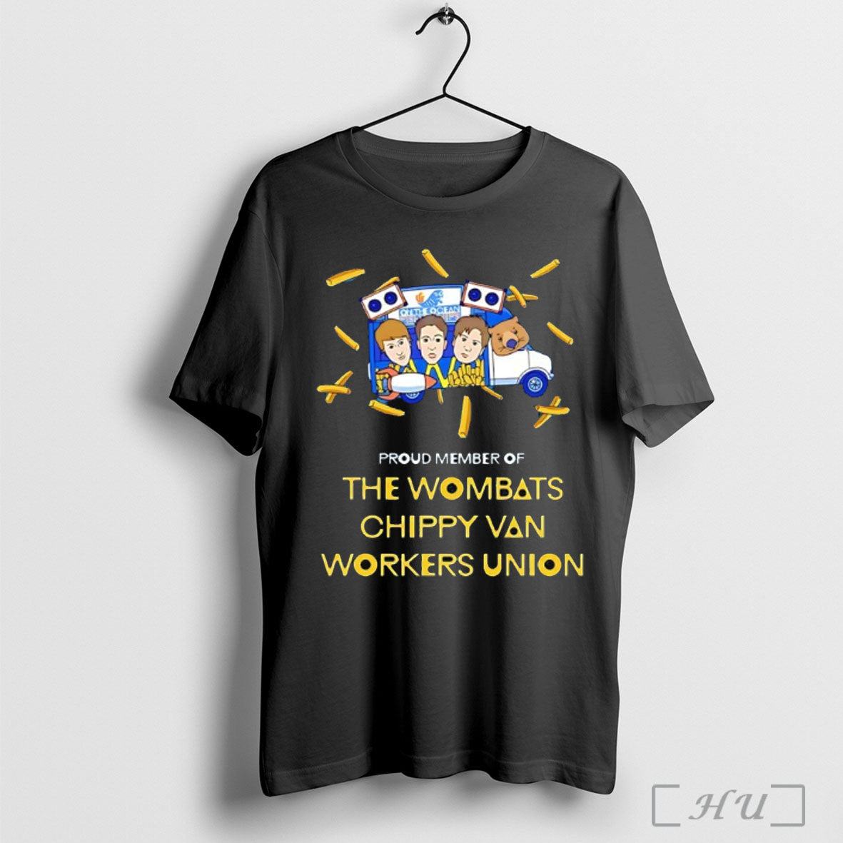 Officials Proud Member Of The Wombats Chippy Van Workers Union T Shirt