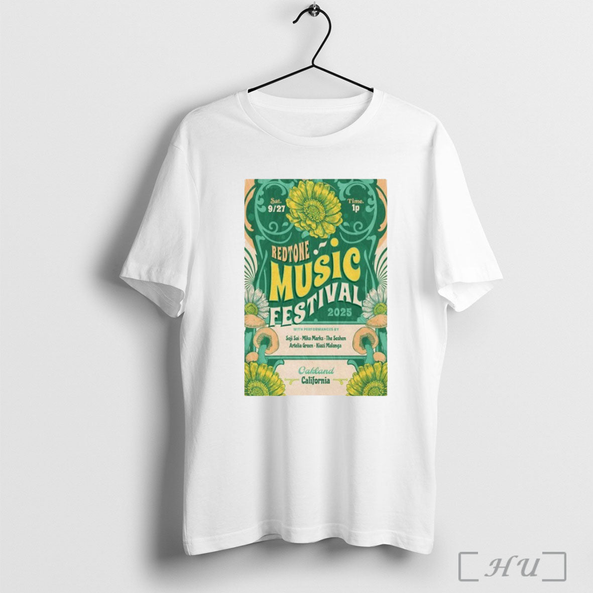 Officials Redtone Music Festival On Sep 27 2025 In Oakland Ca T Shirt