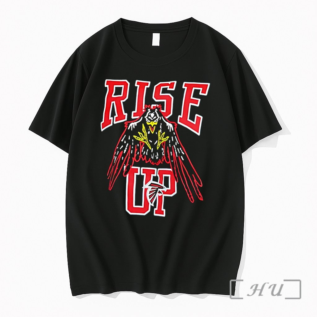 Officials Rise Up Atlanta Football Team Logo Mascot Black