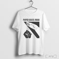 Officials Rock Paper Scissors Game Paper Beats Rock T Shirt