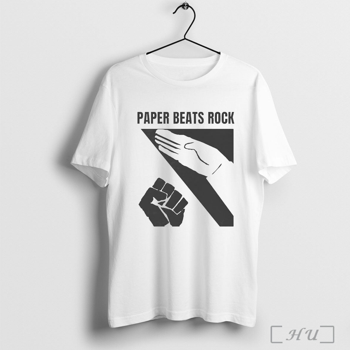 Officials Rock Paper Scissors Game Paper Beats Rock T Shirt