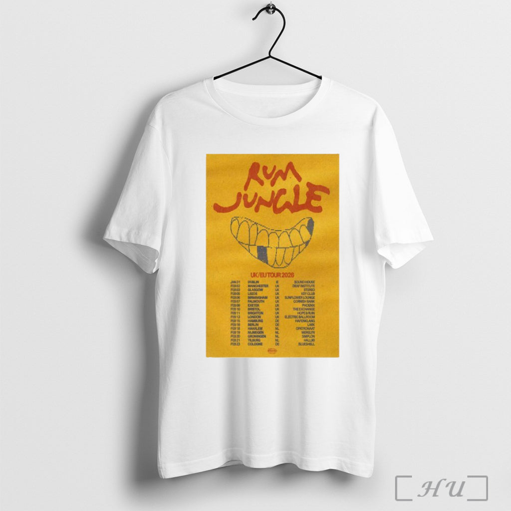 Officials Rum Jungle Uk Eu Tour 2026 S T Shirt