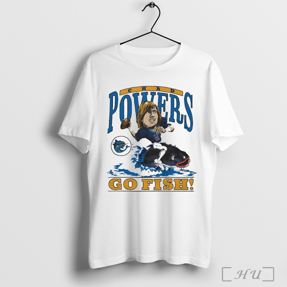 Officials Russ Holliday Chad Powers Go Fish T Shirt