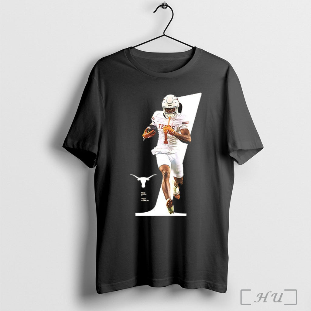 Officials Ryan Wingo Number 1 Texas Longhorns Football Breakthrough V Neck T Shirt