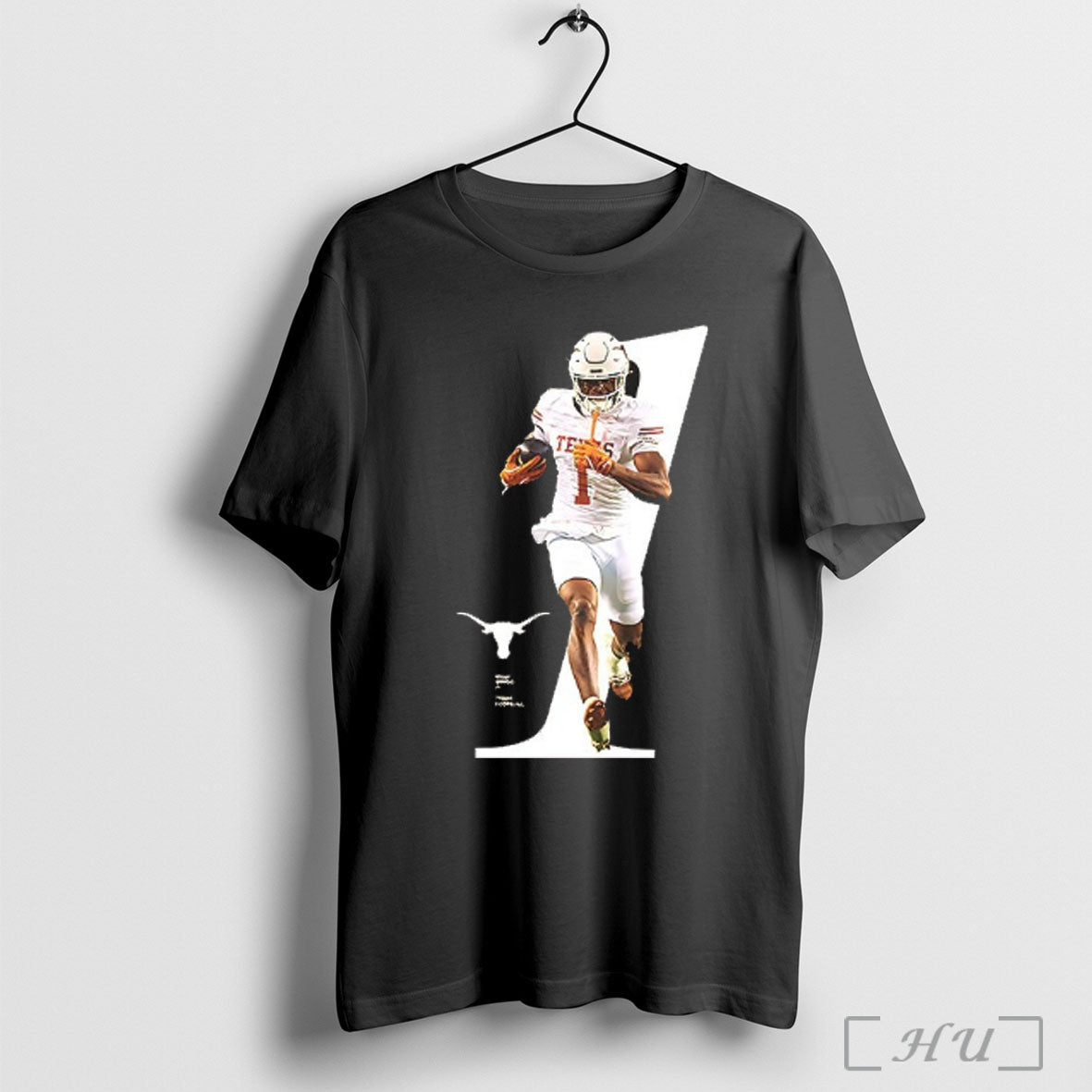 Officials Ryan Wingo Number 1 Texas Longhorns Football Breakthrough V Neck T Shirt
