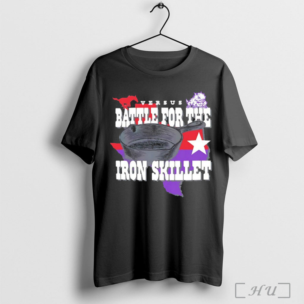 Officials Smu Vs Tcu Versus Battle For The Iron Skillet T Shirt