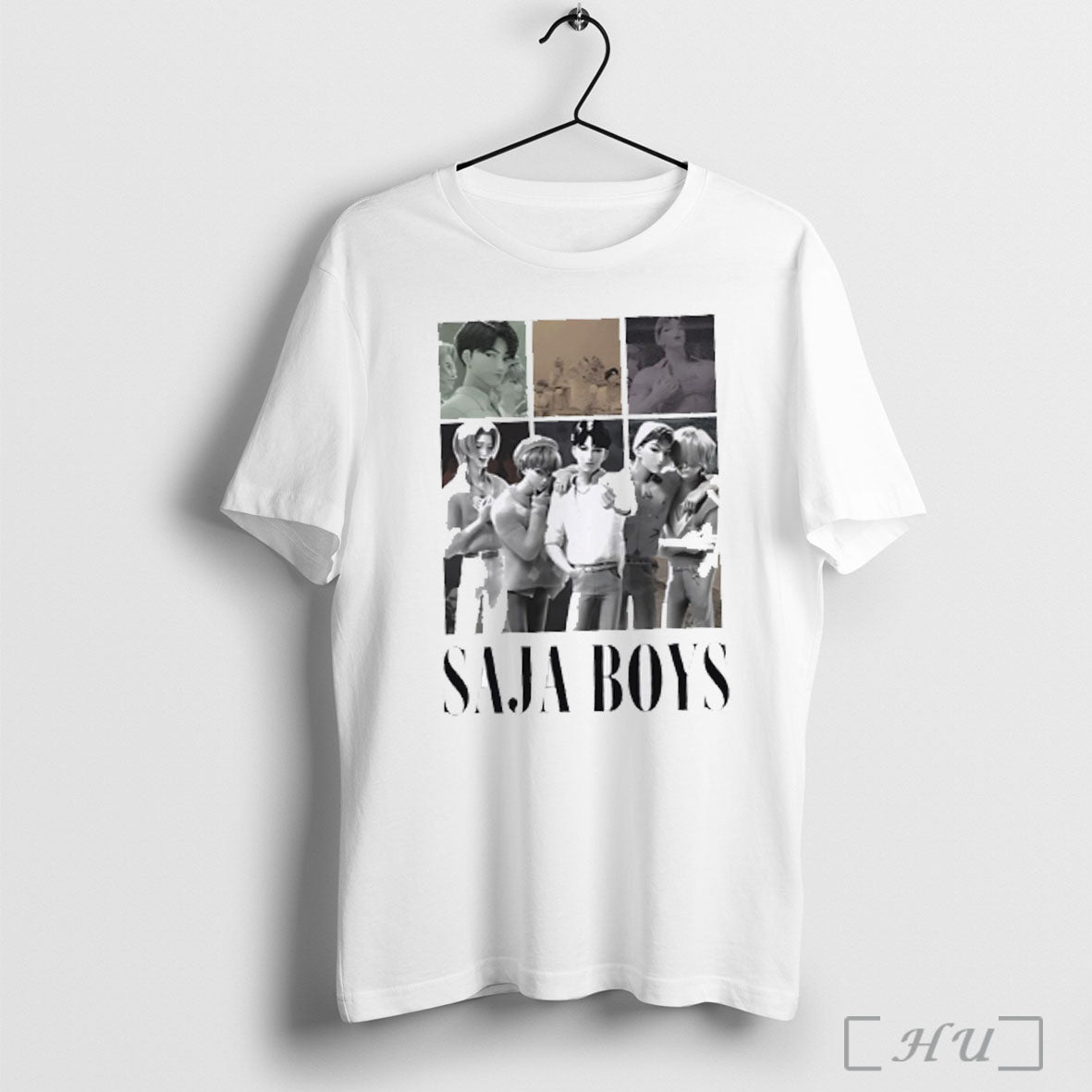 Officials Saja Boys Kpop Demon Hunters Anime Manga White T Shirt