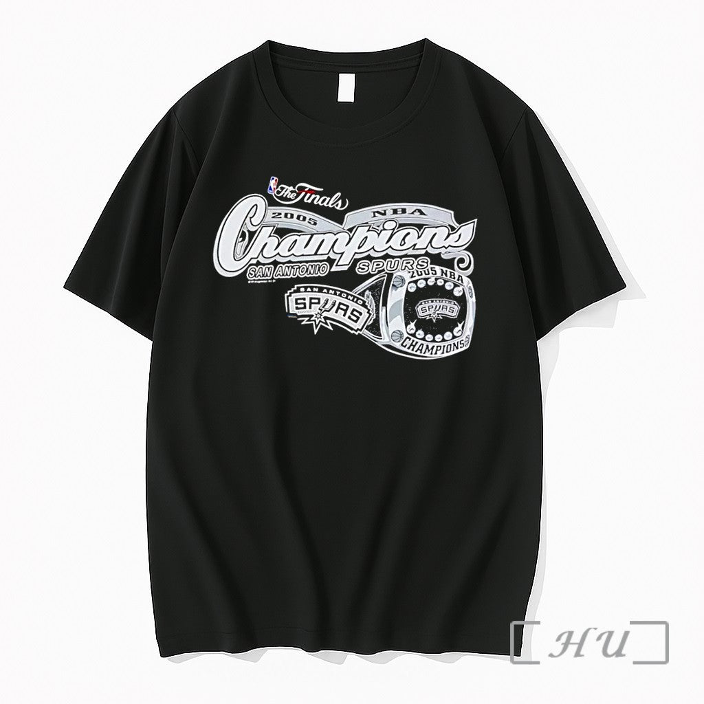 Officials San Antonio Spurs 2005 Nba Finals Champions Black