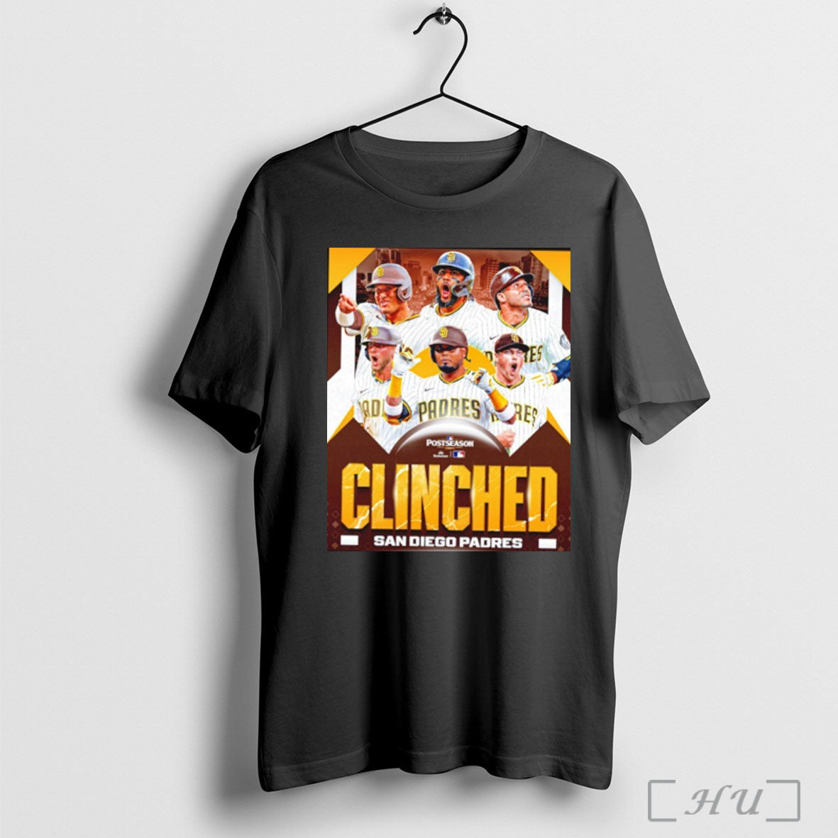 Officials San Diego Padres 2025 Mlb Postseason Clinched T Shirt