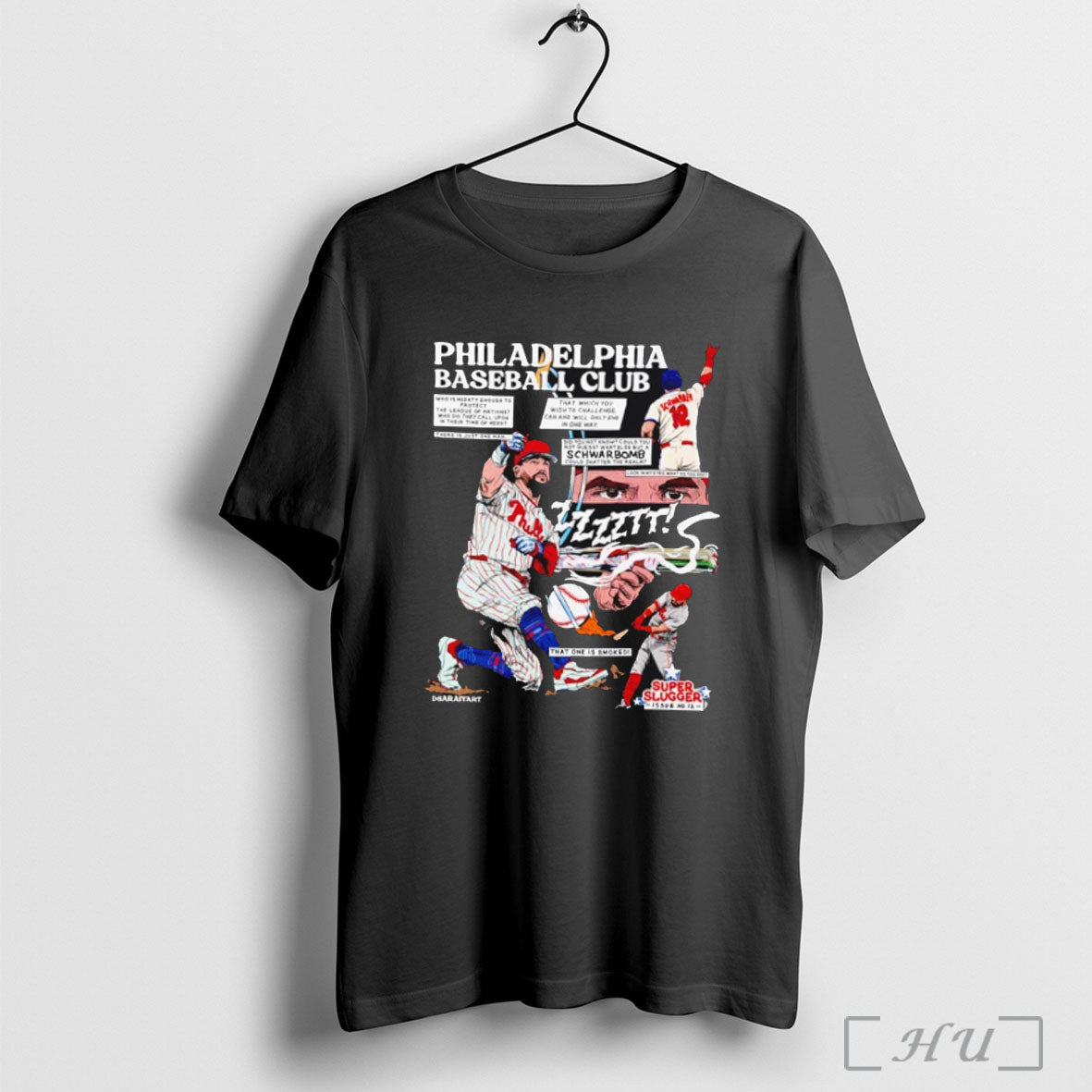 Officials Schwarbomb Philadelphia Baseball Club Comic T Shirt