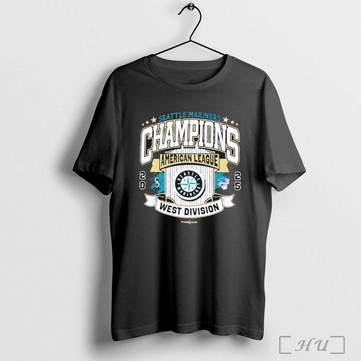 Officials Seattle Mariners Al West Division Champions 2025 Celebration T Shirt T Shirt
