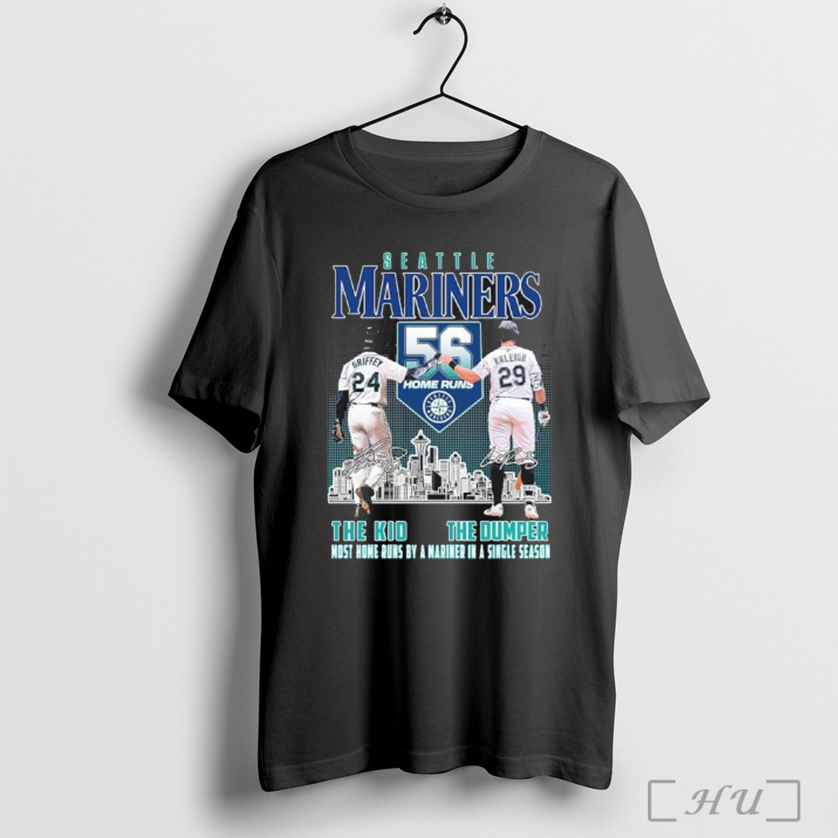 Officials Seattle Mariners The Kid Ken Griffey Jr And The Dumper Cal Raleigh 56 Home