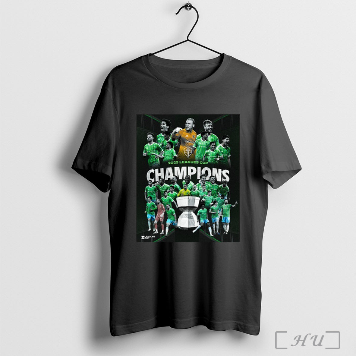 Officials Seattle Sounders 2025 Leagues Cup Champions Poster T Shirt