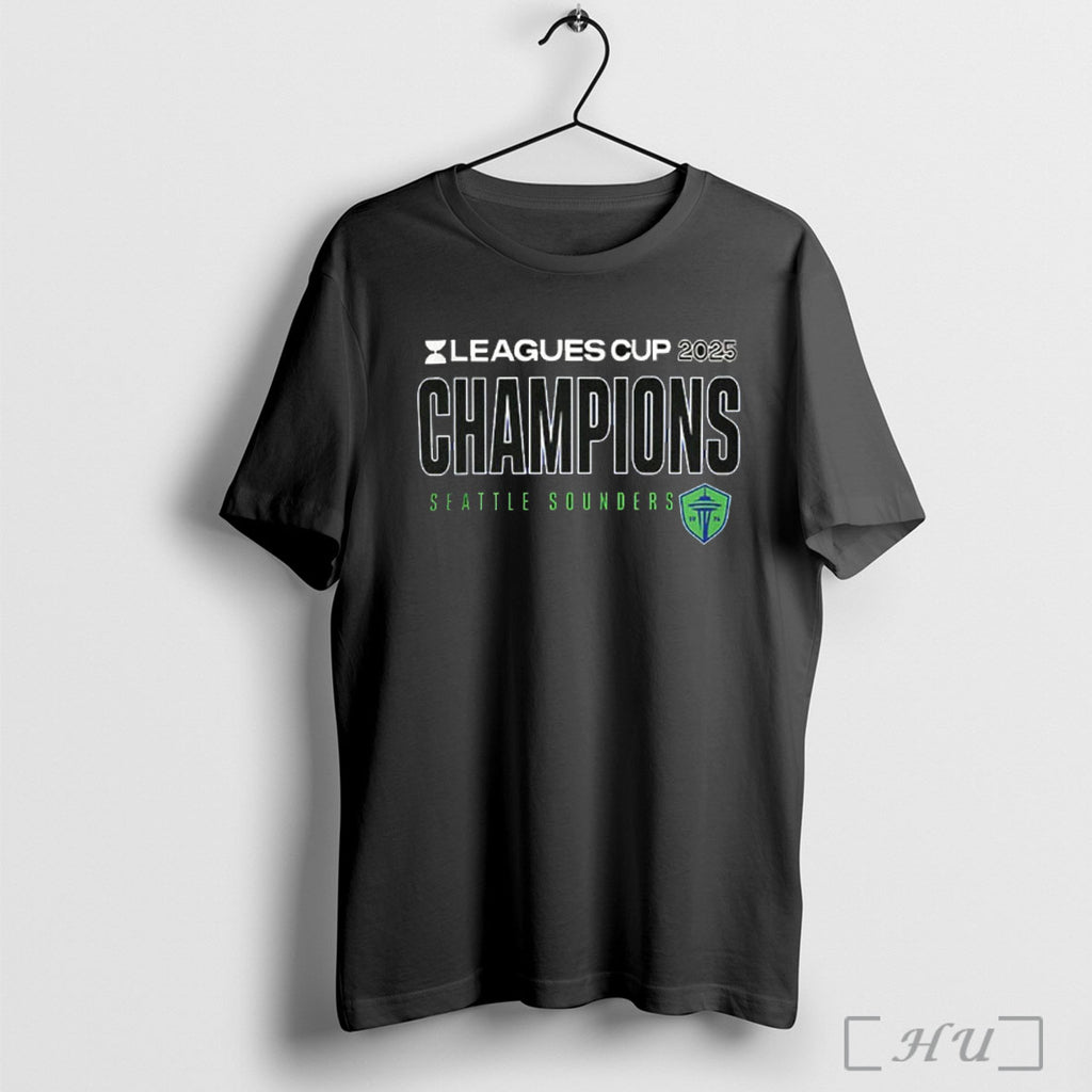 Officials Seattle Sounders Soccer League Cup 2025 Champions T Shirt