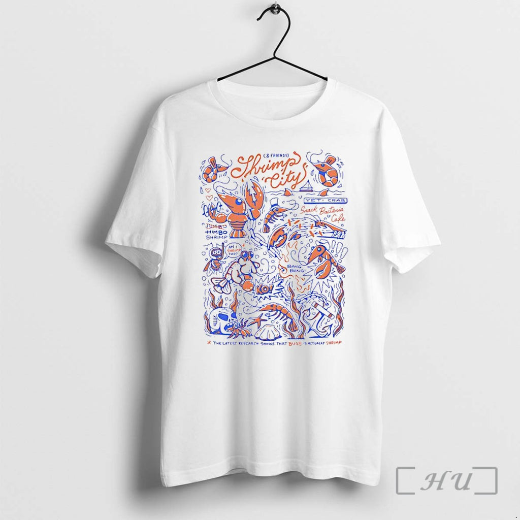 Officials Shrimp City The Latest Research Shows That Bugs Is Actually Shrimp Premium T Shirts
