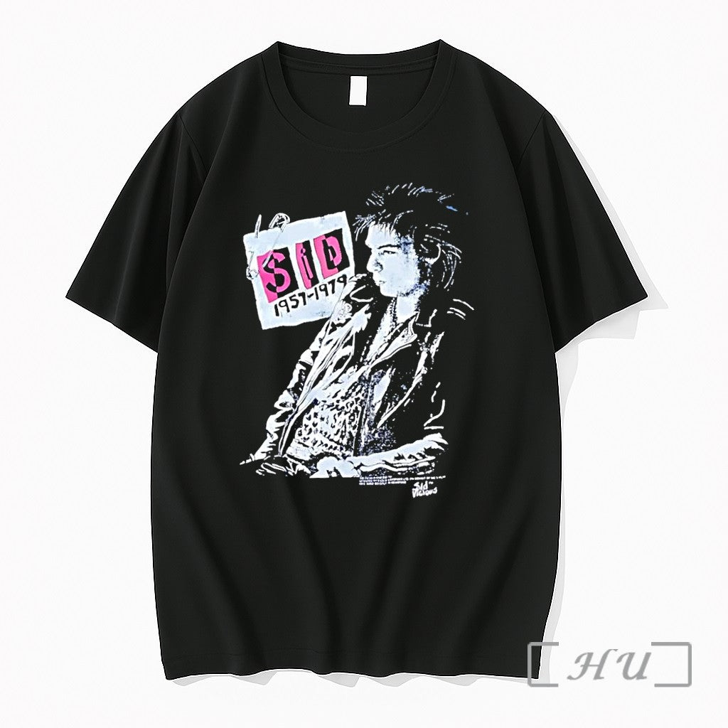 Officials Sid Vicious Sid 1957 1979 Safety Pin Tribute Black