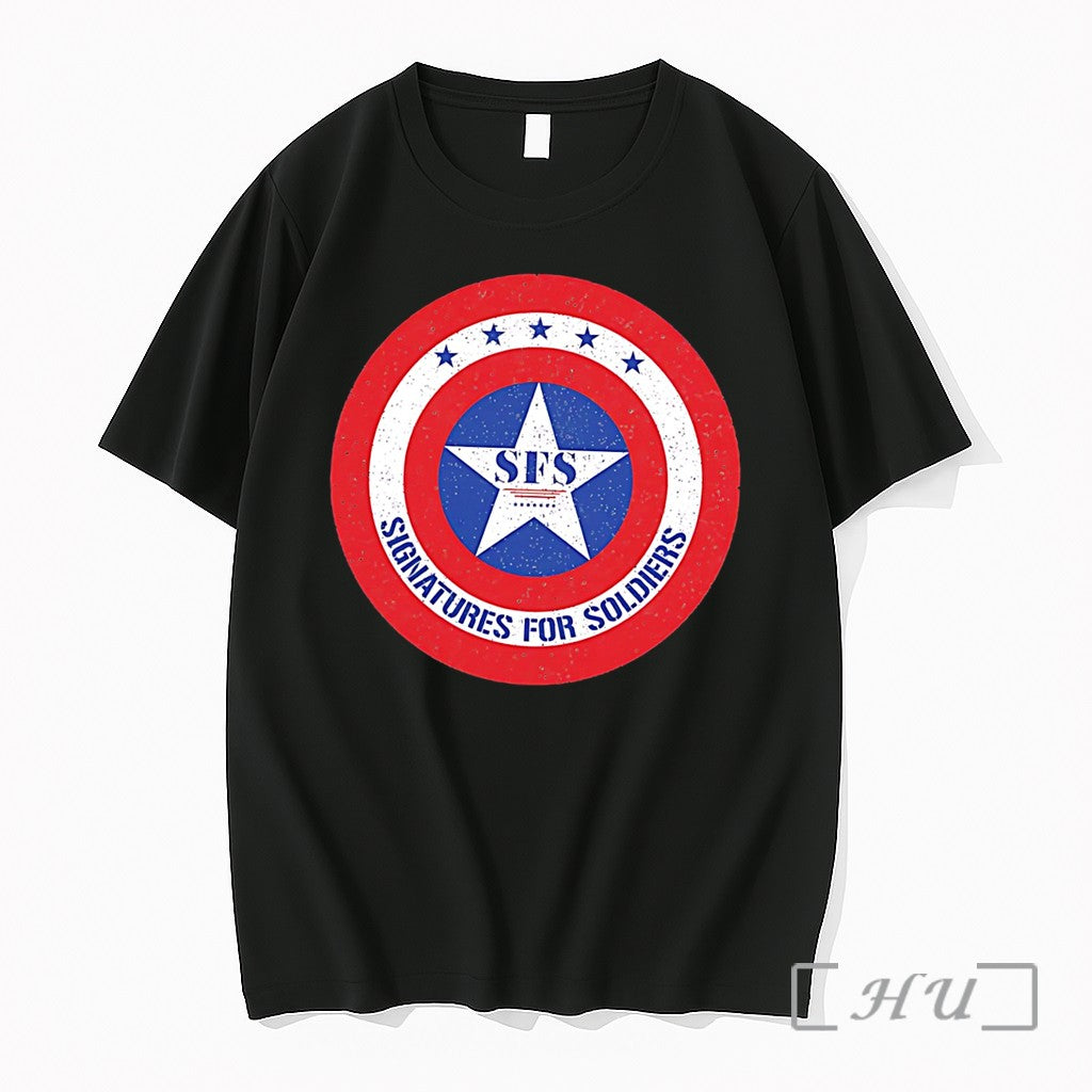 Officials Signatures For Soldiers Support Veterans Tee
