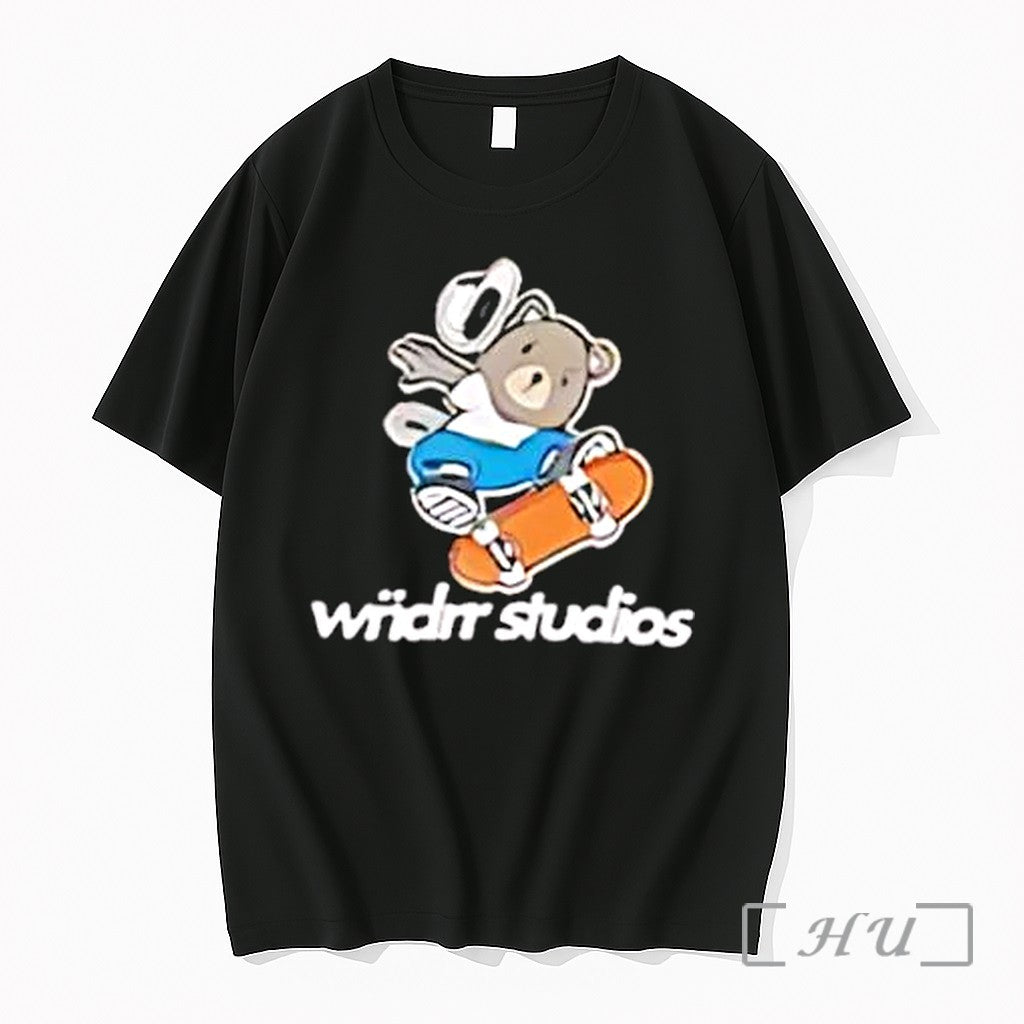 Officials Skateboard Bear Cowboy Wriidrr Studios Black