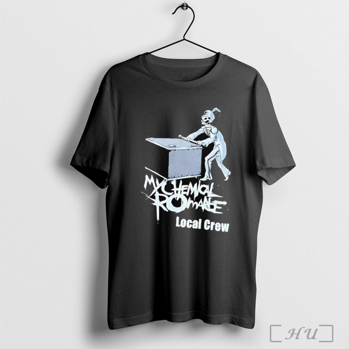 Officials Skeleton My Chemical Romance Local Crew T Shirt
