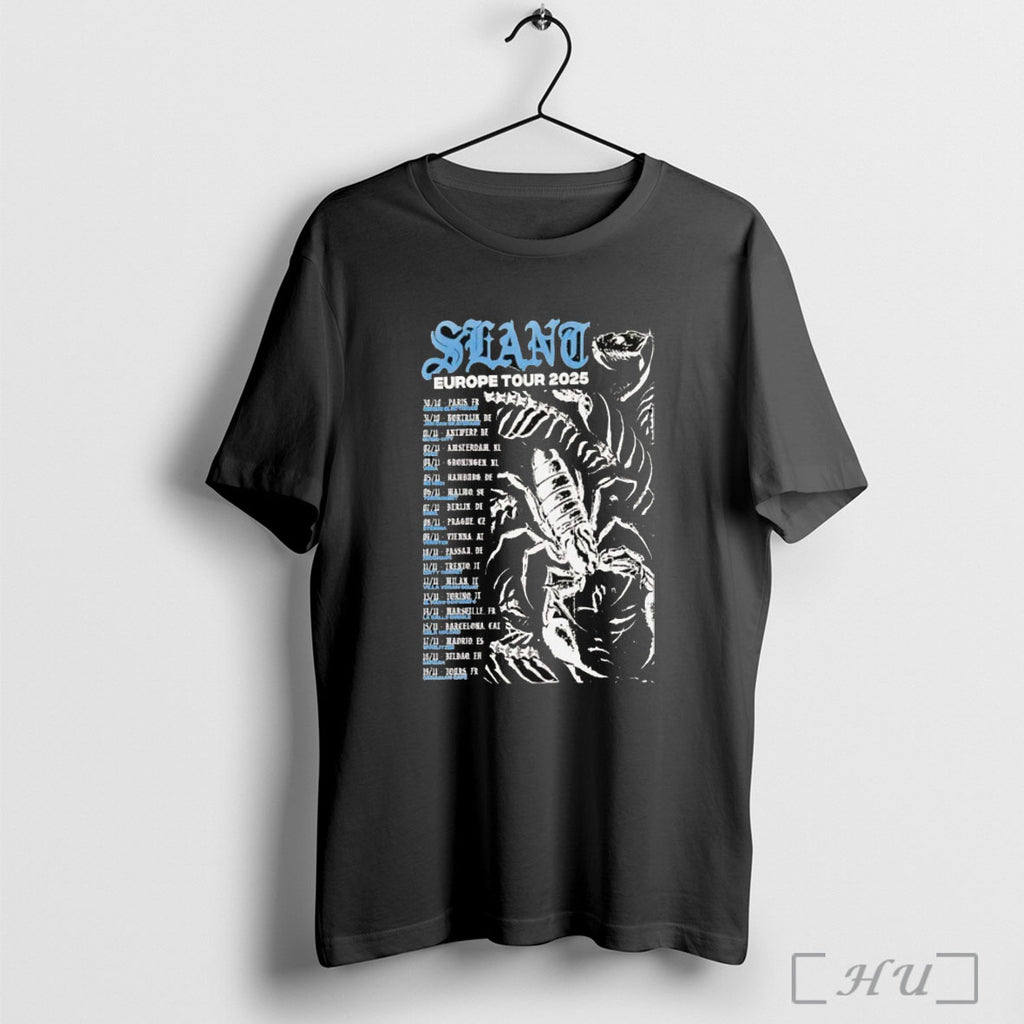 Officials Slant Europe Tour 2025 Scopion T Shirt