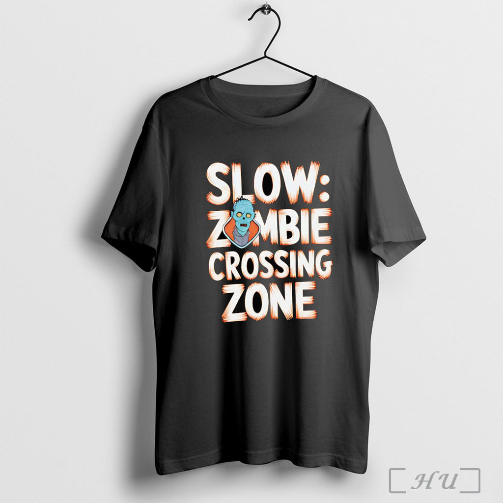 Officials Slow Zombie Crossing Zone T Shirt
