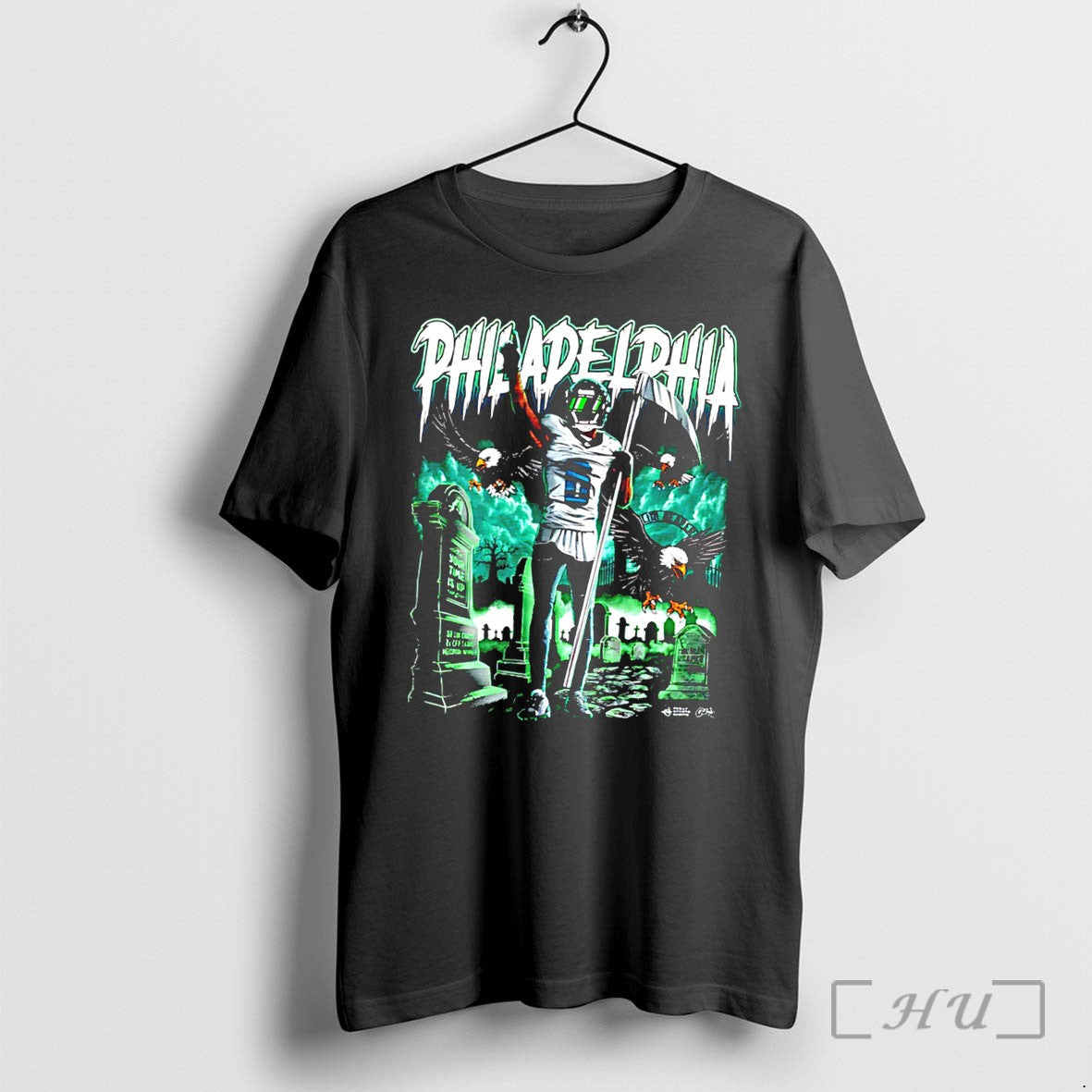 Officials Smitty Graveyard Philadelphia Eagles Death Eagle Tee