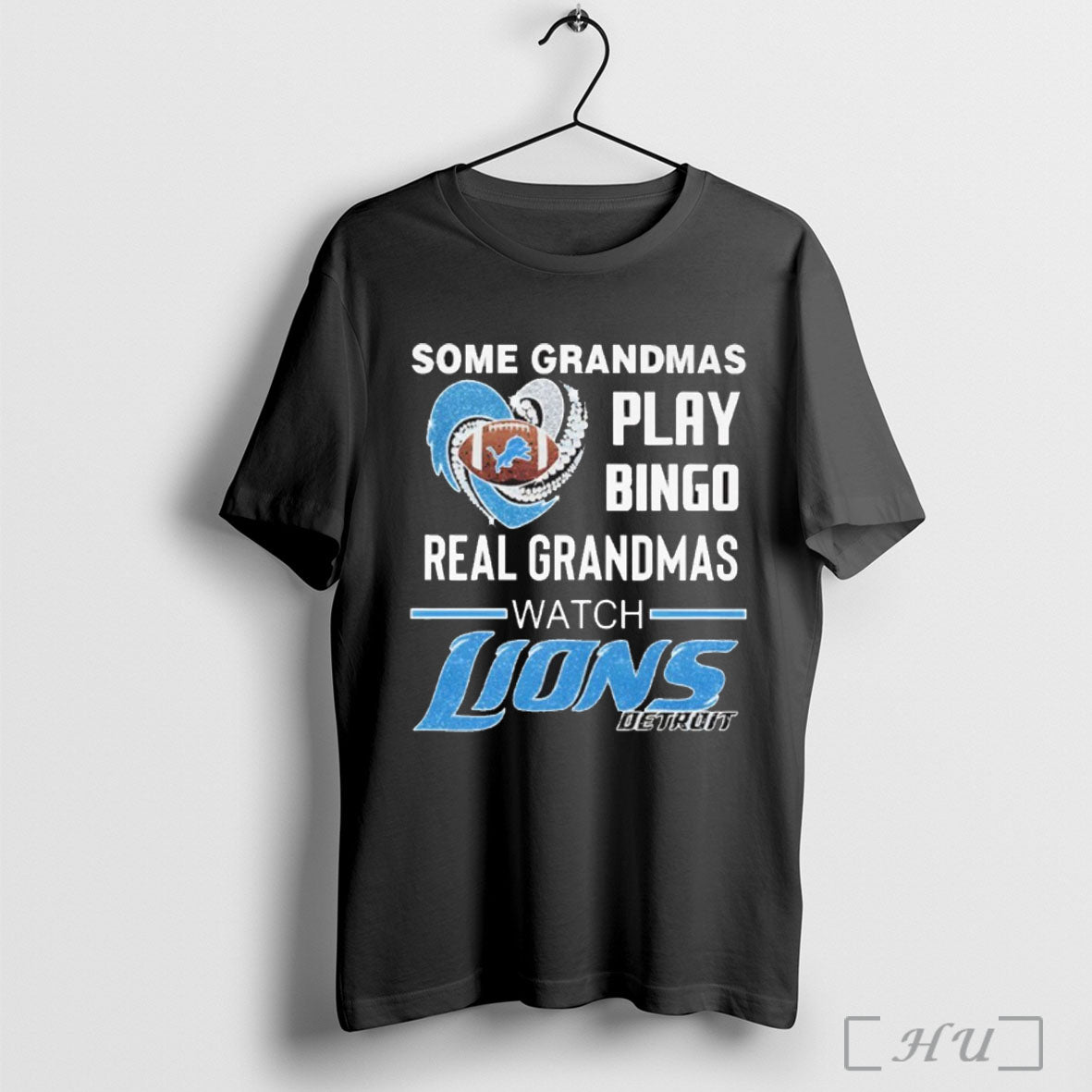 Officials Some Grandmas Play Bingo Real Grandmas Watch Lions T Shirt