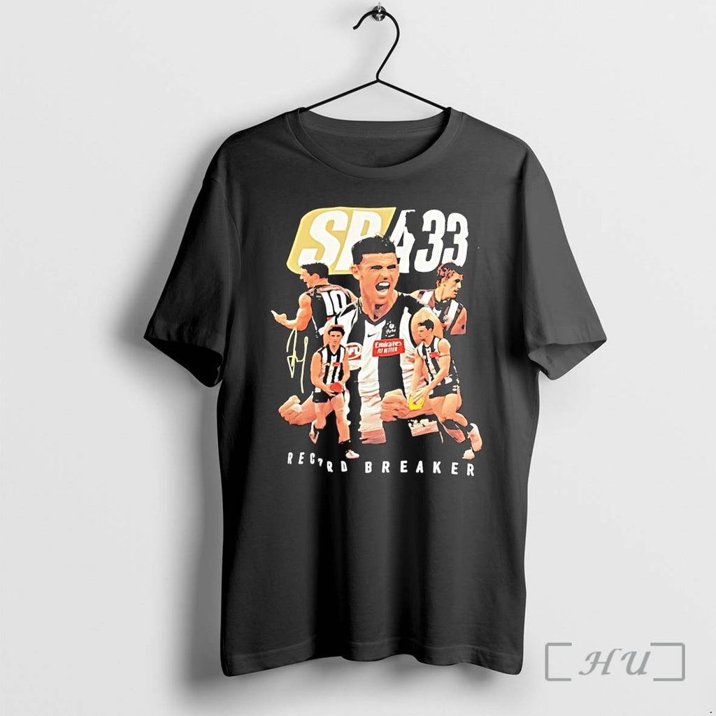 Officials Sp 433 Record Breaker Scott Pendlebury Collingwood Afl Black